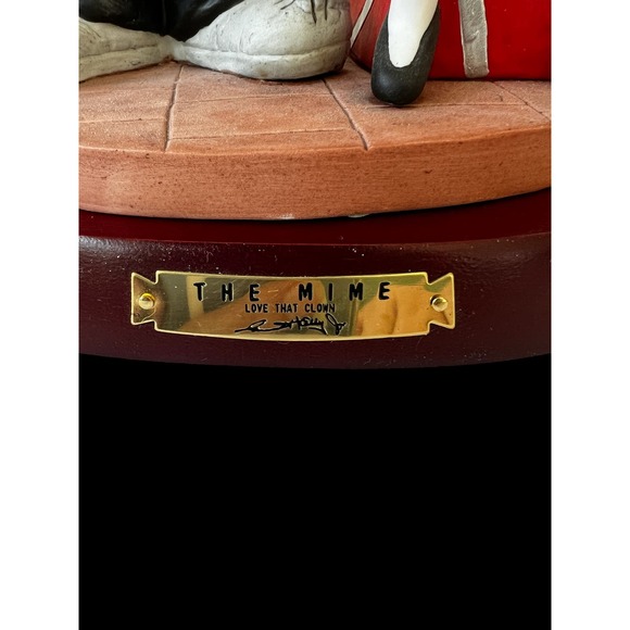 Emmett Kelly Jr Figurine "The Mime" Professional Series - Picture 4 of 4